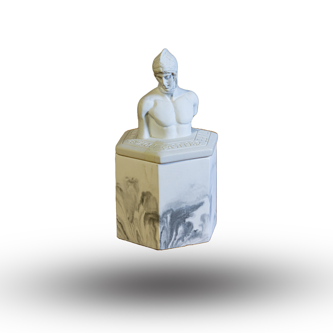 Roman Warrior Ceramic Jar