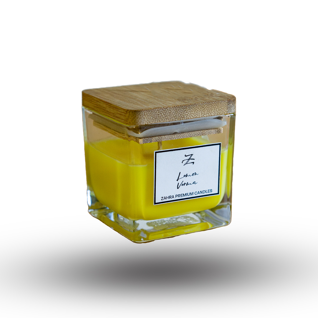 Lemon Verbena Candle – Bamboo Lid