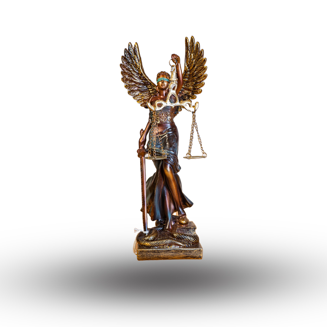 Winged Justice Statue