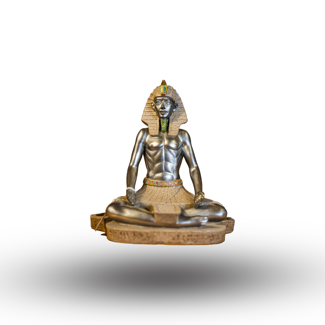 Pharaoh Meditation Statue