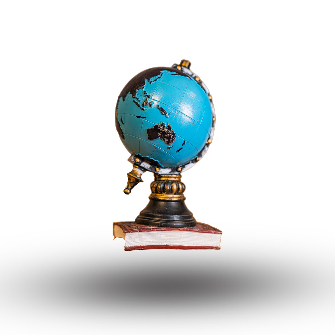 Antique Globe on Book