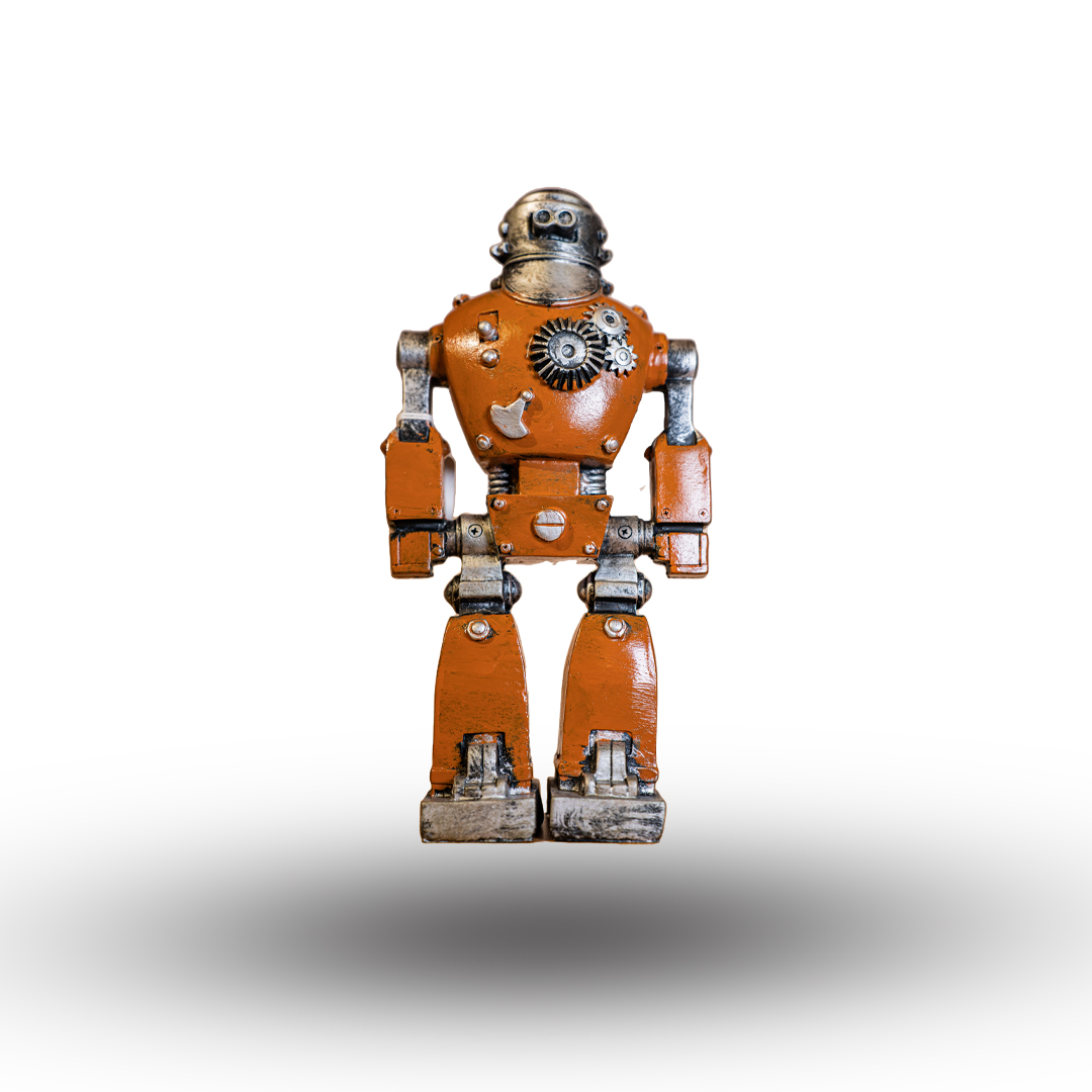 Steampunk Robot Figurine