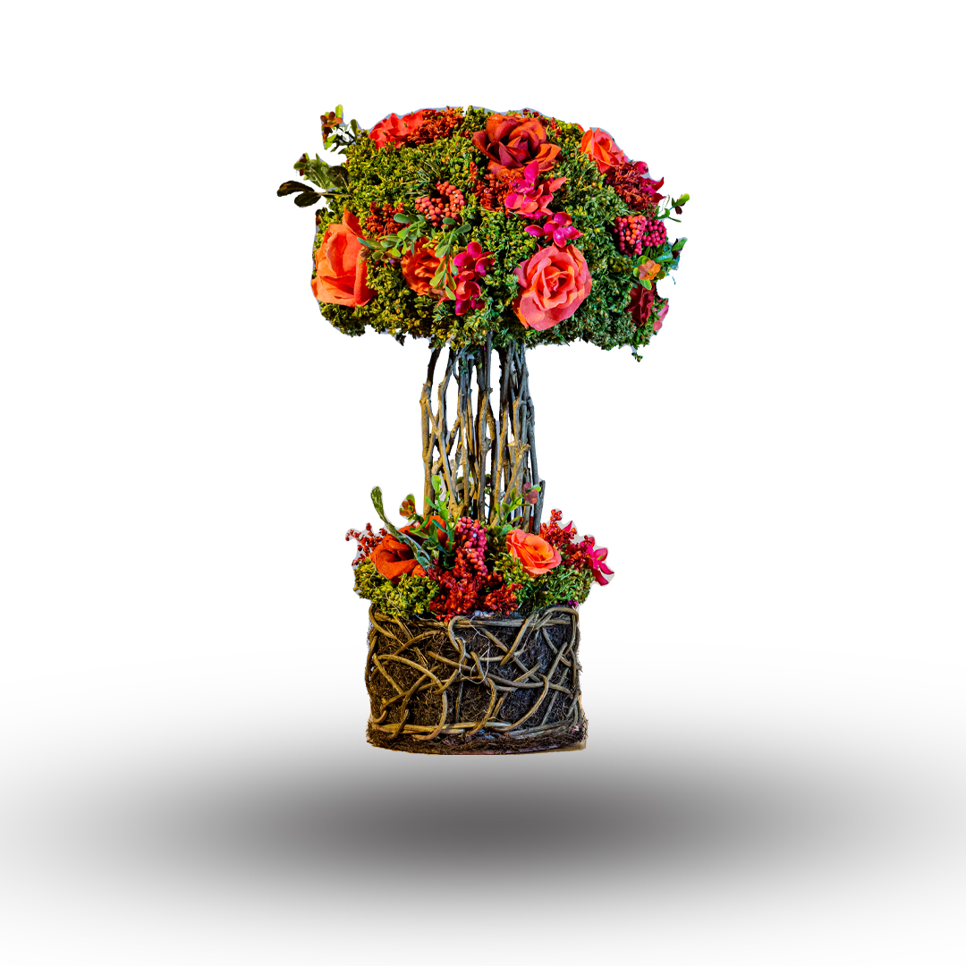 Floral Topiary Sculpture